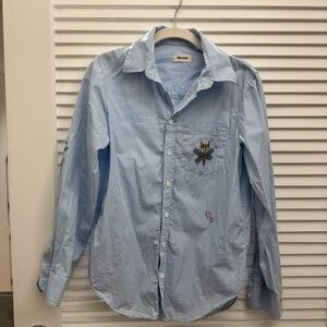 Zadig & Voltaire Blue Taskiz Button Down Shirt - XS